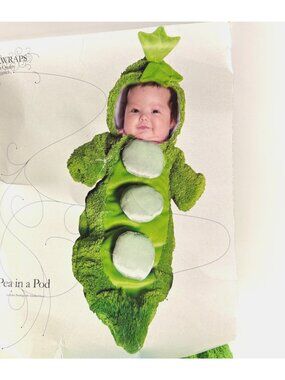 Underwraps Pea in a Pod Baby Costume One Size 0-6 Months